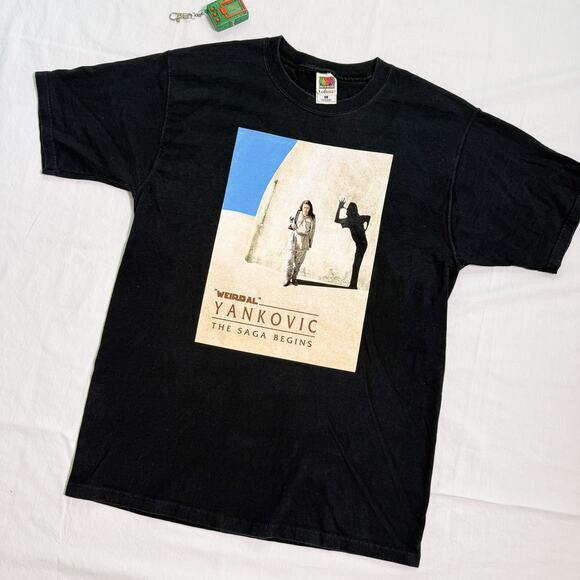 Vintage Weird Al Yankovic The Saga Begins Star Wars T-Shirt - L - Picture 1 of 5